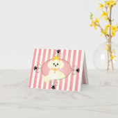 Carte Pantalon de fantaisie de dentelle (Fleur jaune)