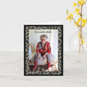 Carte Pantalon élégant (Fleur jaune)