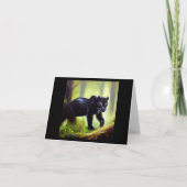 Carte Panthère noire (4) Chat sauvage (Devant)