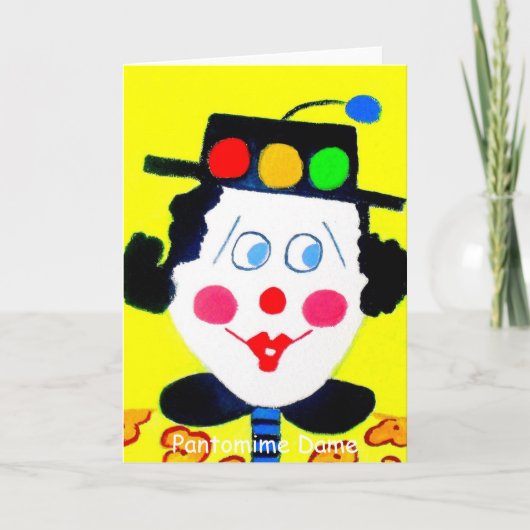 Carte Pantomime Dame (Devant)