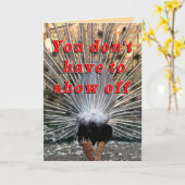 Carte Paon card2-customize (Fleur jaune)