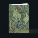 Carte Paon (Empereur) vert par Vincent van Gogh<br><div class="desc">Grand paon de nuit ou papillon empereur par Vincent van Gogh est une peinture naturaliste post-impressionniste d'art ancien vintage. Un énorme papillon empereur vole parmi les fleurs et les plantes d'un jardin de banlieue. Van Gogh a utilisé les papillons dans ses œuvres comme symbole d'espoir. Le Sphinx tête de mort...</div>