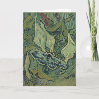 Carte Paon (Empereur) vert par Vincent van Gogh