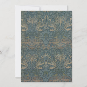 Carte Paon et Dragon par William Morris