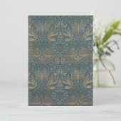 Carte Paon et Dragon par William Morris (Debout devant)