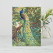 Carte Paon indien | Charles Robert Knight (Debout devant)