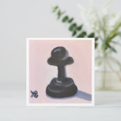 Carte Paon noir (Debout devant)