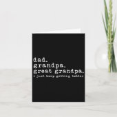 Carte Pap Grand-père Arrière-grand-père Drôle Fête des p (Devant)