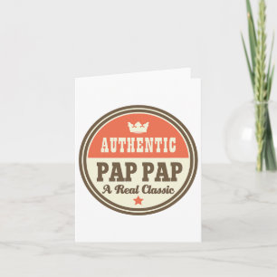 Carte Pap Pap Grand-Père Pappap Fête des pères Tee
