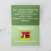 carte papa 75e anniversaire (Intérieur)