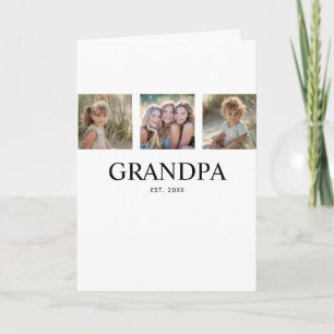 Carte Papa a fondé le grand-père moderne 3 Photo