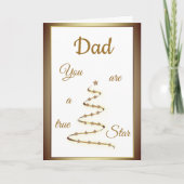 Carte Papa Anniversaire luxe design moderne (Devant)