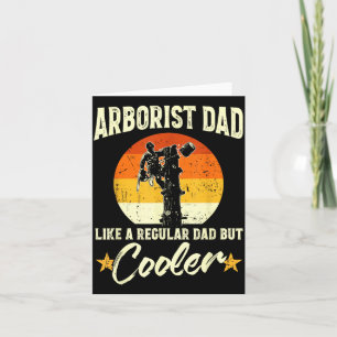 Carte Papa arboriste comme les autres papas journée des 