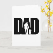 Carte Papa avec maillot de fils Cadeaux de la fête des p (Fleur jaune)