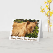 Carte Papa Bear (Fleur jaune)