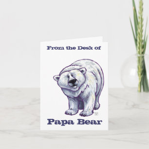 Carte Papa Bear Polar Bear