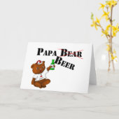 Carte Papa Beer (Fleur jaune)