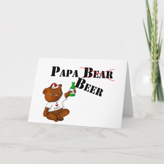 Carte Papa Beer (Devant)