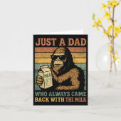 Carte Papa Bigfoot (Fleur jaune)