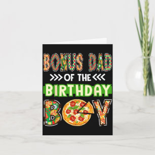 Carte Papa bonus de l'anniversaire du garçon amateur de