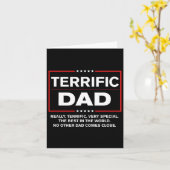 Carte Papa - Cadeau drôle de Donald Trump pour la fête d (Fleur jaune)