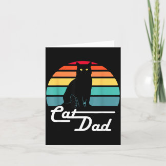 Carte Papa Chat - Cadeau pour amateur de chats de style 