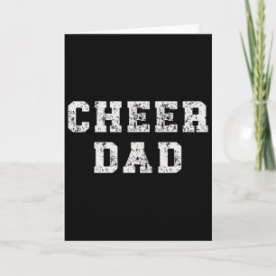 Carte Papa cheerleader Supporter Papa Cheerleading Homme