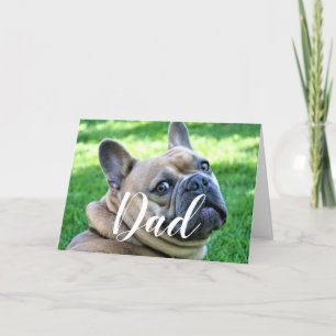 Carte Papa Chien Personnalisé Drôle Photo Bonne Fête des