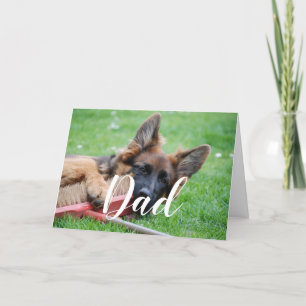 Carte Papa Chien Personnalisé Drôle Photo Bonne Fête des