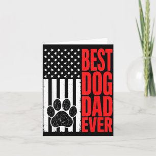 Carte Papa Chien Toujours Patriotique Fête Des Pères Ama