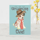 Carte Papa chinois arrêté (Fleur jaune)