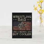 Carte Papa comme un papa normal mais plus cool pour la f (Fleur jaune)