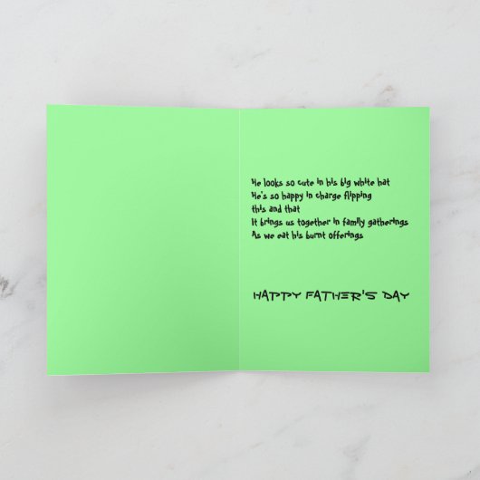 Carte Papa Cook (Intérieur)