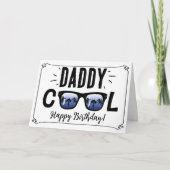 Carte Papa Cool Lunettes de soleil tendance Joyeux anniv (Devant)
