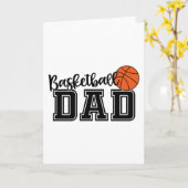 Carte Papa de basket-ball (Fleur jaune)