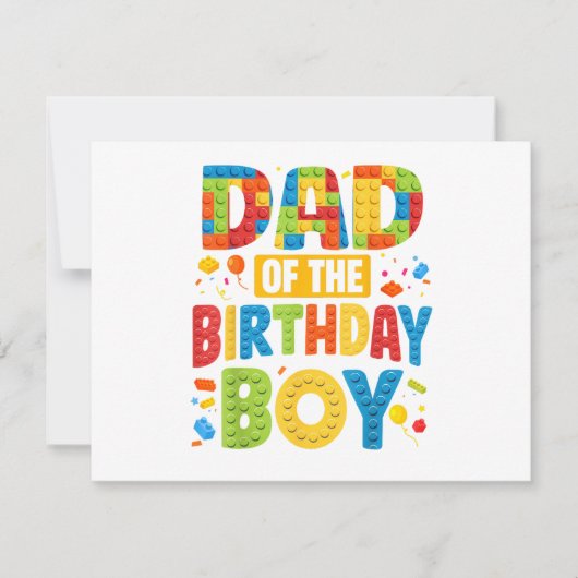 Carte Papa de fête d'anniversaire (Devant)