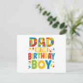 Carte Papa de fête d'anniversaire (Debout devant)