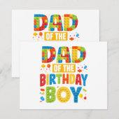Carte Papa de fête d'anniversaire (Devant / Derrière)