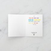 Carte Papa de golf Fête des Pères Personnalisé (Intérieur)