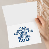 Carte Papa de golf | Golfer Photo Happy Fête des pères