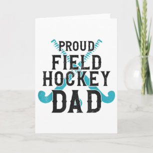 Carte Papa de hockey sur gazon fier Papa de hockey sur g