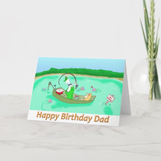 Carte papa de joyeux anniversaire (Devant)