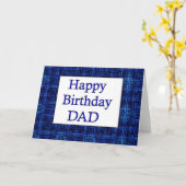 Carte PAPA de joyeux anniversaire (Fleur jaune)