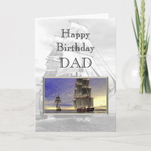 Carte Papa de joyeux anniversaire (Devant)