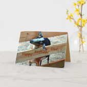 Carte Papa de joyeux anniversaire d'enfant préféré (avec (Fleur jaune)