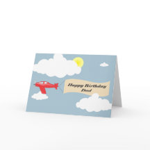 Papa de joyeux anniversaire - papa d'avion