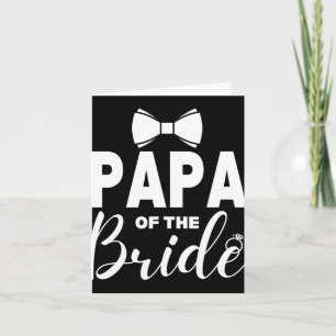Carte Papa De La Mariée Mariage Fête Famille Costume Pap