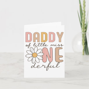 Carte Papa De La Petite Mlle Onederday Premier Anniversa