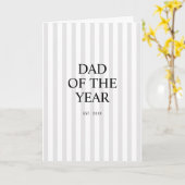Carte Papa de l'Année Établie Père (Fleur jaune)