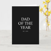 Carte Papa de l'Année Fête des Pères Moderne (Fleur jaune)